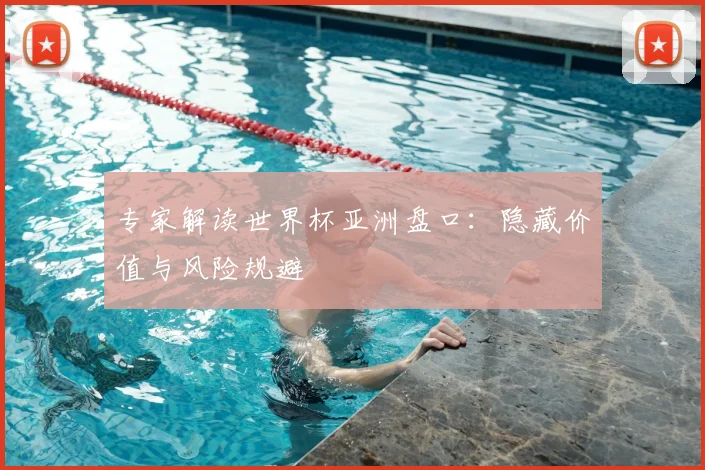 专家解读世界杯亚洲盘口:隐藏价值与风险规避