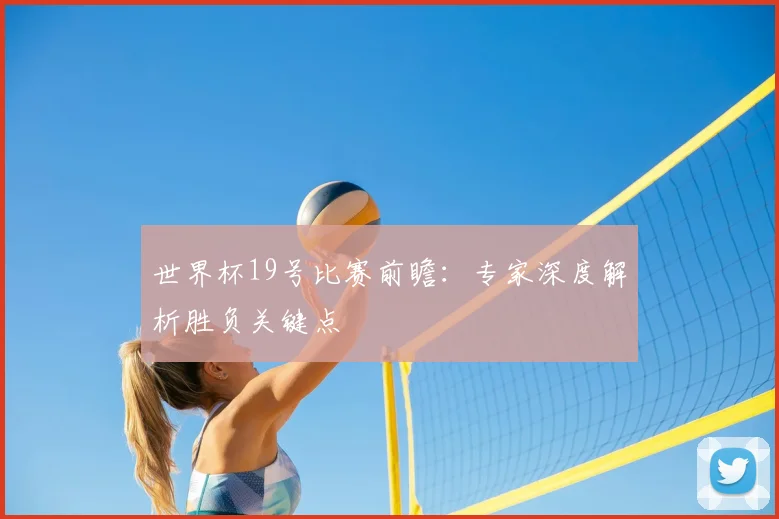 世界杯19号比赛前瞻:专家深度解析胜负关键点